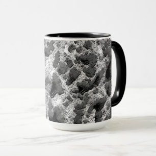 Coral with black and white color round pillow tasse