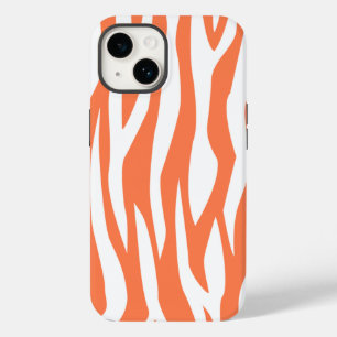 Coral Zebra Print Case-Mate iPhone Hülle