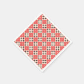 Coraliana Blume Serviette (Ecke)