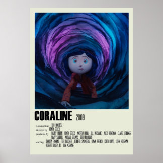 Coraline Alternative Art Movie Large 1 Poster