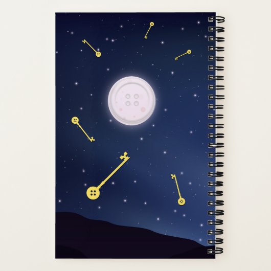 Coraline Notes - Coralines Notebook Spiral Notizblock (Rückseite)