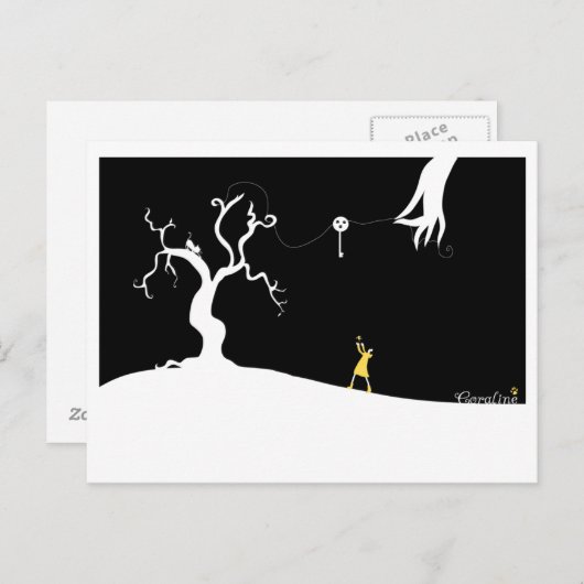Coraline Postcard Postkarte (Vorne/Hinten)