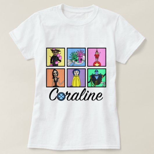 Coraline T-Shirt (Design vorne)