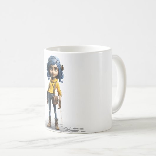 Coraline-Tasse Kaffeetasse (VorderseiteRechts)
