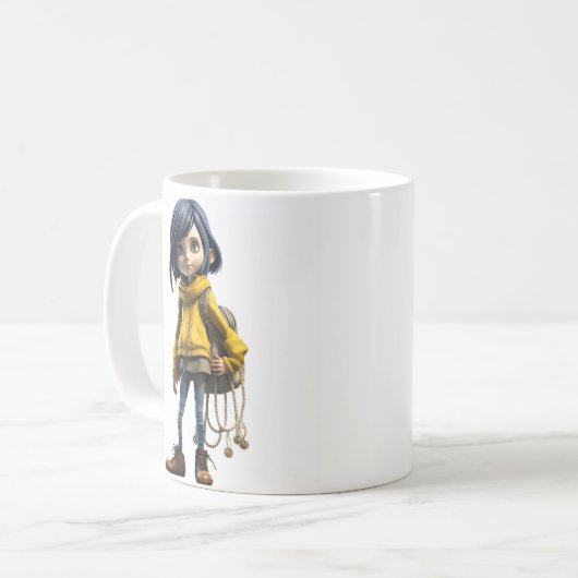Coraline-Tasse Kaffeetasse (Vorderseite Links)