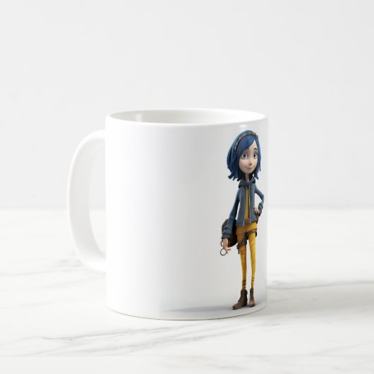 Coraline-Tasse Kaffeetasse (Vorderseite Links)