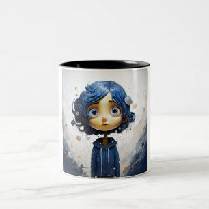 Coraline-Tasse Zweifarbige Tasse