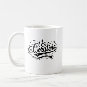 Coraline Vorname Nachname Familie Kaffeetasse
