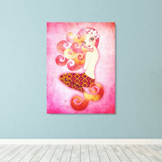 Coraline Wrapped Canvas Stretching Leinwand Kunst, (Insitu (Holzboden))