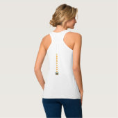 CoralLago Ladys Racer-Back Tank Top (Rückseite Vollansicht)