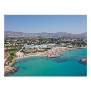 Corallia Beach Paphos, Zypern Poster