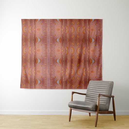 Corals Ikat Too Wandteppich (Beispiel (Horizontal))