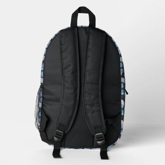 Corals With Shells Pattern Bedruckter Rucksack (Rückseite)