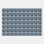 Corals With Shells Pattern Geschenkpapier Set (Vorderseite 2)