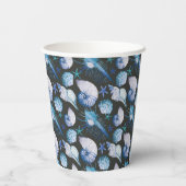 Corals With Shells Pattern Pappbecher (Rückseite)