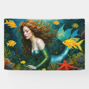 "Coralyn" - Wunderschöne mystische Meerjungfrau Banner