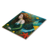 "Coralyn" - Wunderschöne mystische Meerjungfrau Fliese (Seite)