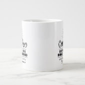 "Coram Deo" 20 oz JUMBO Tasse (schwarz) (Vorderseite)