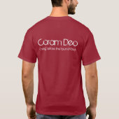 Coram Deo T-Shirt (Rückseite)