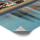 Coranado Beach Poster (Ecke)