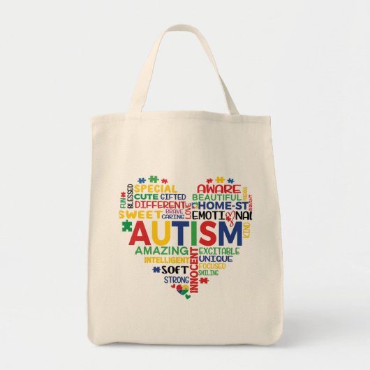 corazon autismo tragetasche (Vorne)