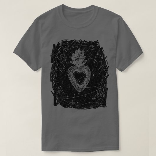 Corazon-heiliges Herz T-Shirt (Design vorne)