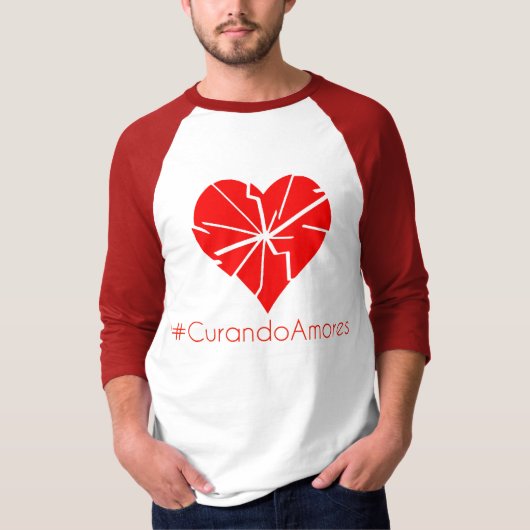 Corazon Roto groß T-Shirt (Vorderseite)