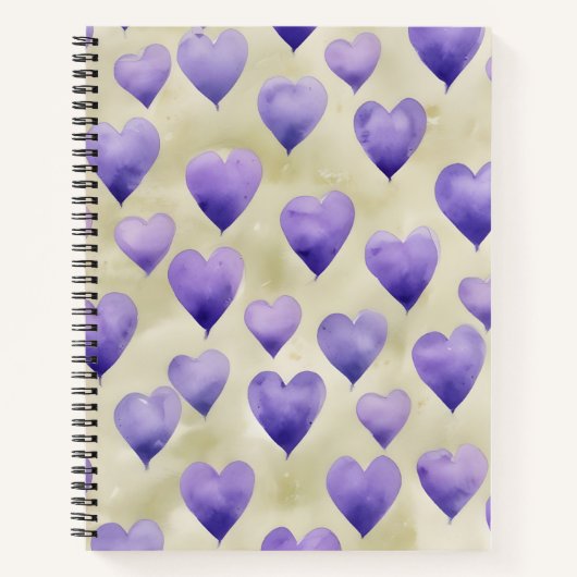Corazones de Agua y Violeta Notizblock (Vorderseite)