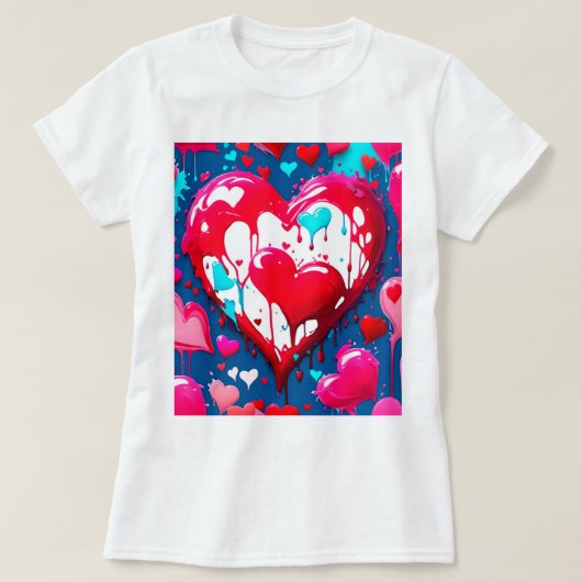 Corazones derretidos T-Shirt (Design vorne)