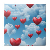 Corazones en cielo fliese (Vorderseite)