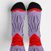 corazones pattern socken (Oben)