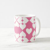 corazones rosas kaffeetasse (VorderseiteRechts)