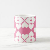 corazones rosas kaffeetasse (Mittel)