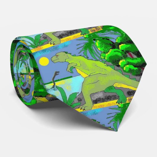 Corbata Allosaurus Krawatte (Gerollt)