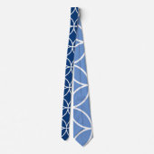 Corbata con círculos entrelazados y fondo Personal Krawatte (Rückseite)