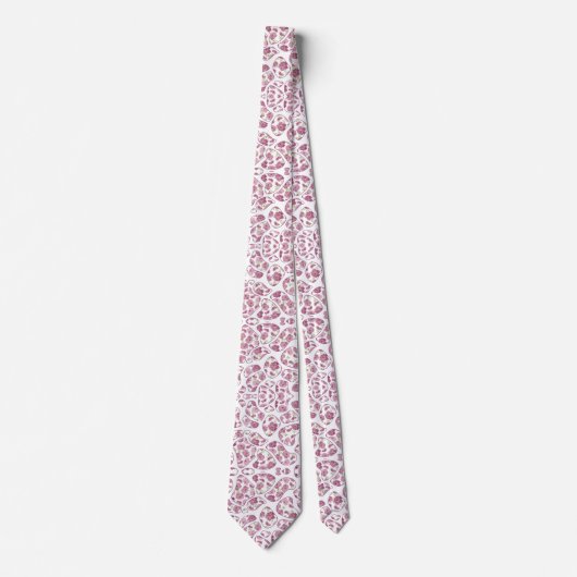 Corbata con manchas de flores lindas krawatte (Vorderseite)