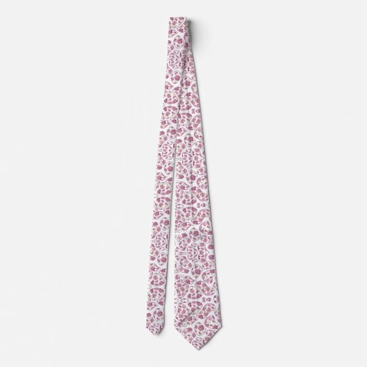 Corbata con manchas de flores lindas krawatte (Rückseite)