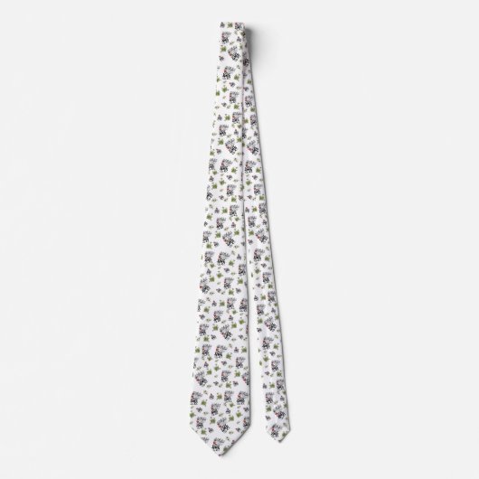 Corbata de nueva York con flores Krawatte (Vorderseite)