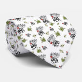 Corbata de nueva York con flores Krawatte (Gerollt)