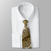 Corbata de tigre elegante krawatte (Gebunden)