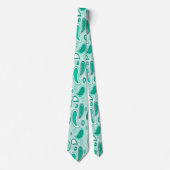 Corbata dibujo de color pastel verde elegante krawatte (Vorderseite)