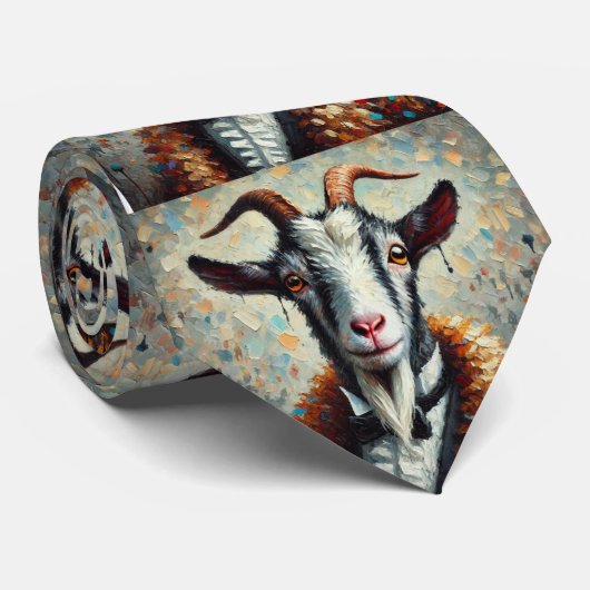 Corbata diseño Cabra Krawatte (Gerollt)