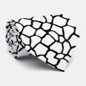 Corbata en blanco y negro krawatte (Gerollt)