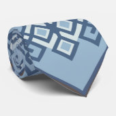 Corbata Para Traje Manto Andino Azul y Gris Krawatte (Gerollt)