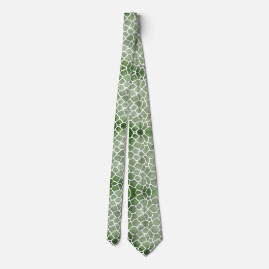 Corbata verde con blanco krawatte (Rückseite)