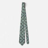 Corbata verde con negro krawatte (Vorderseite)