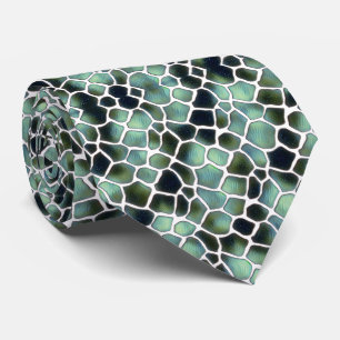 Corbata verde con negro krawatte