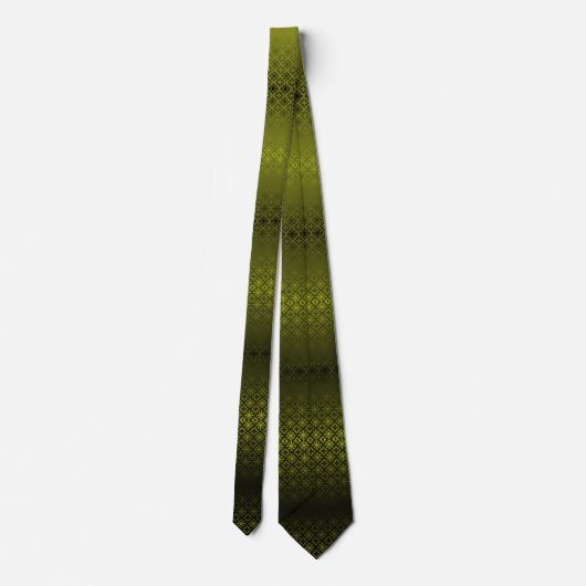Corbata verde oliva con negro krawatte (Rückseite)