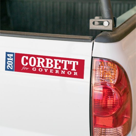 CORBETT FÜR GOUVERNEUR 2014 AUTOAUFKLEBER (Auf Lkw)