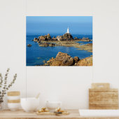 Corbiere Leuchtturm bei Ebbe Poster (Küche)